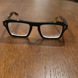 Cutler and Gross of London tortoise shell eyeglasses